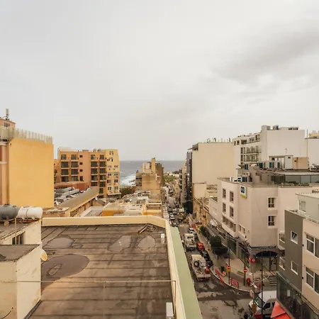 Cozy Penthouse In The Heart Of Paceville With Seaview - Olo Living By Sf Homes 아파트 Saint Julian's